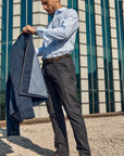 Label - Pantalón hombre shaper grafito