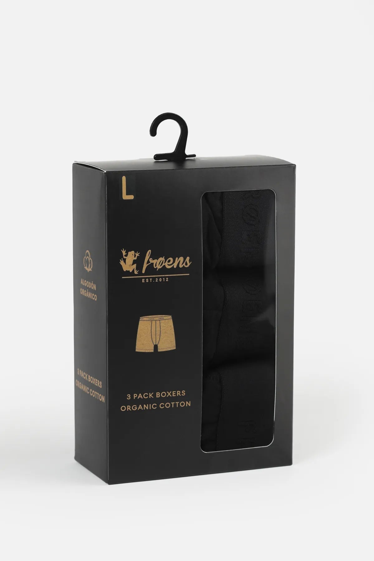 Pack 3 calzoncillos classic negro - Froens