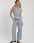 Pantalón mujer coral gris Froens