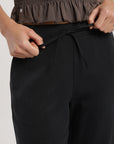 Pantalón mujer coral negro Froens
