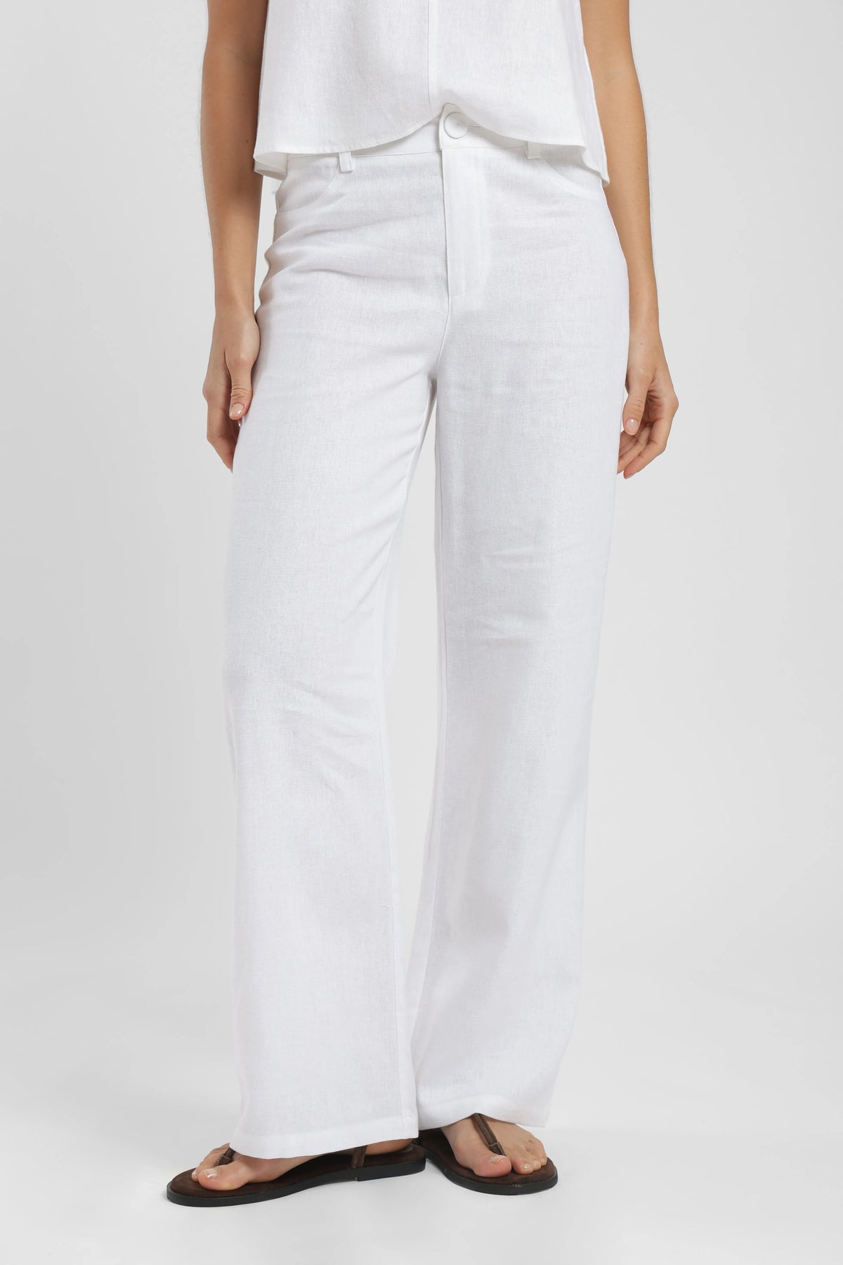 Pantalón mujer faro blanco Froens
