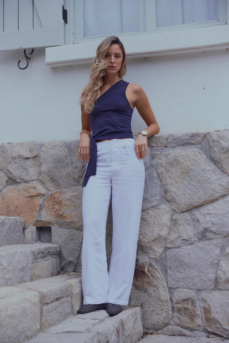 Pantalón mujer faro blanco Froens