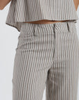 Pantalón mujer faro stripes beige Froens