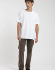 Pantalón hombre Patch café