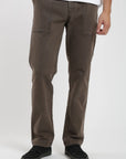 Pantalón hombre Patch café