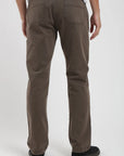 Pantalón hombre Patch café