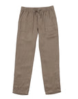 Pantalón hombre lino taupe Froens