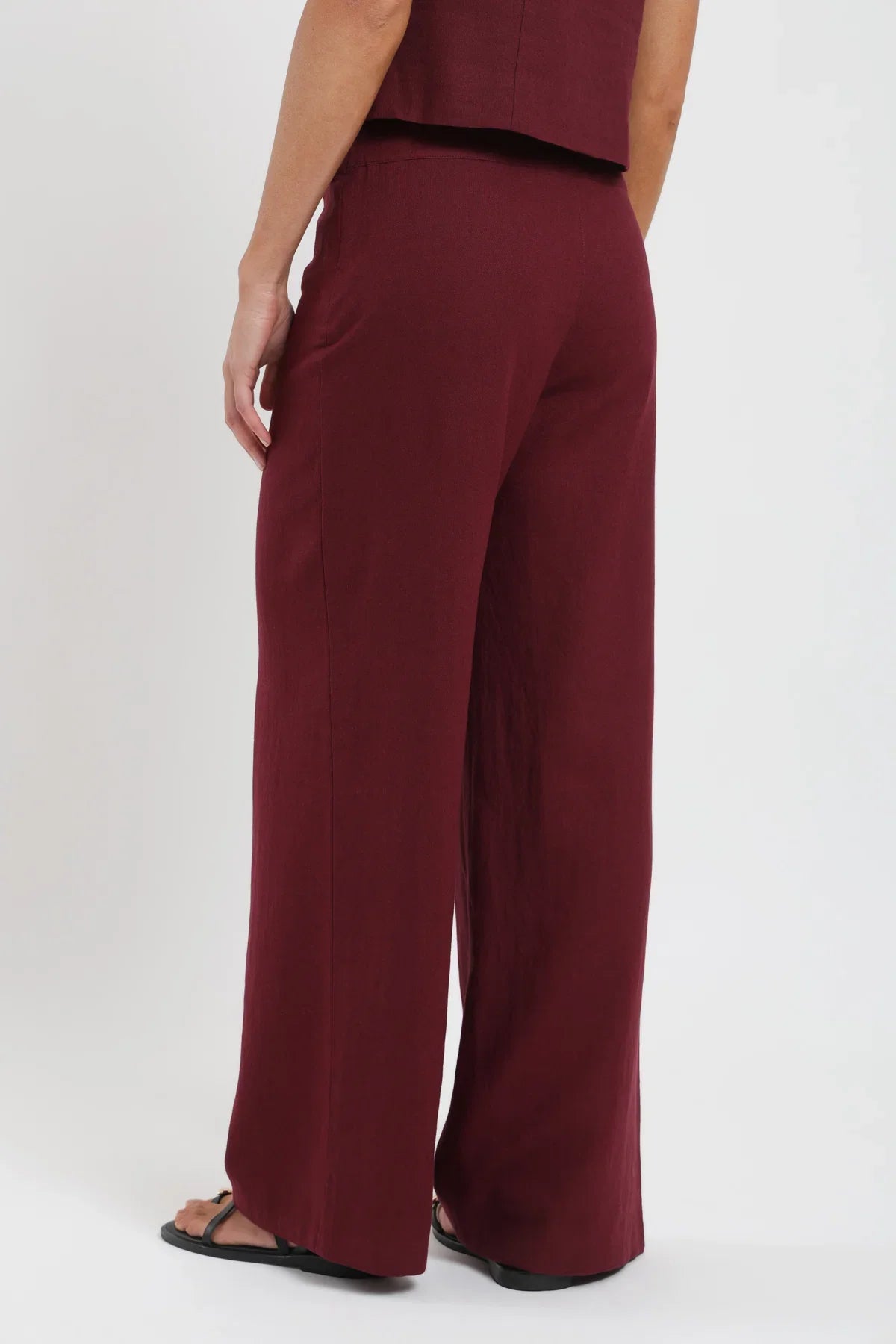 Pantalón mujer Luna burdeo Froens