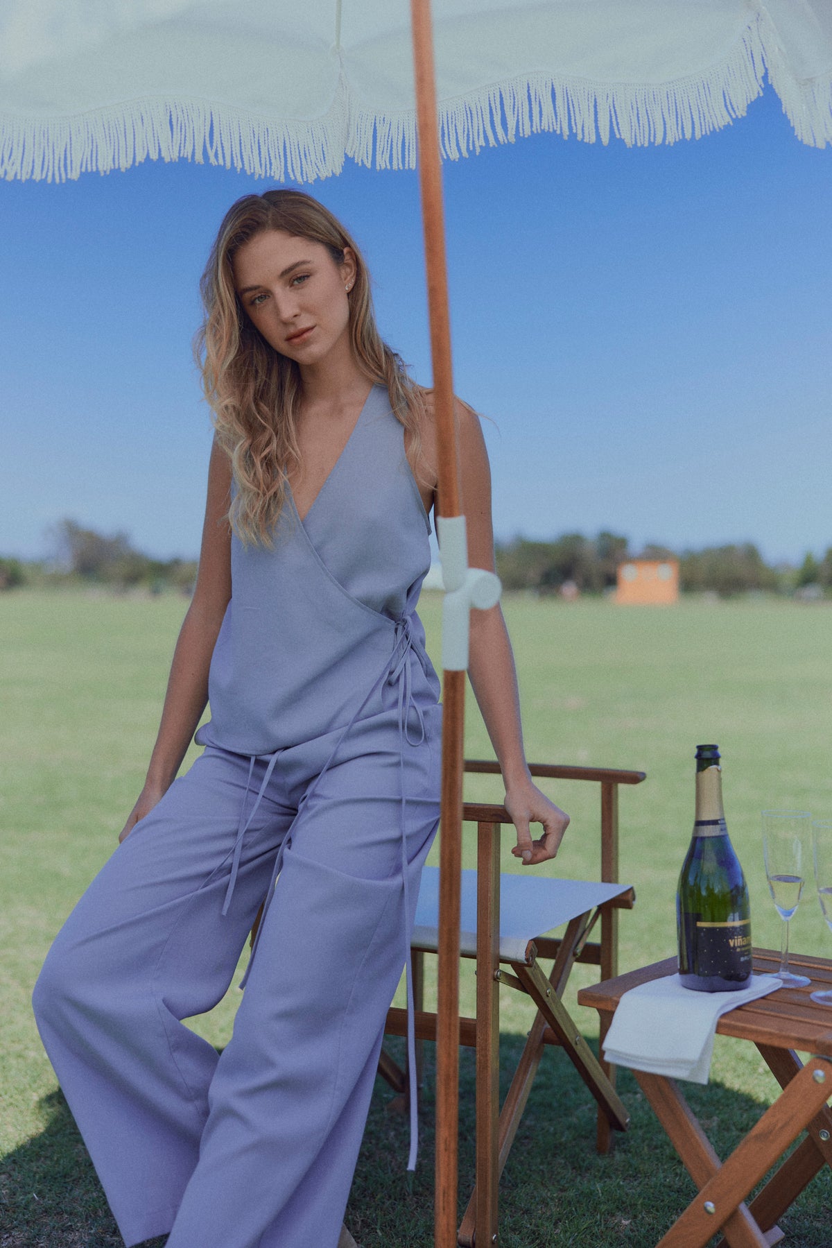 Pantalón mujer coral gris
