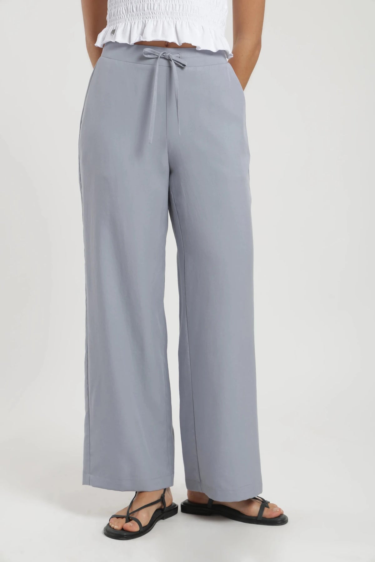 Pantalón mujer coral gris Froens