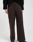 Pantalón mujer Moca café - Lana