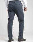 Label - Pantalón hombre Chino azul algodón orgánico