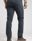 Label - Pantalón hombre Shaper azul algodón orgánico