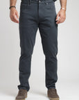 Label - Pantalón hombre Shaper azul algodón orgánico