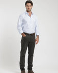 Label - Pantalón hombre Shaper negro algodón orgánico