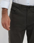 Label - Pantalón hombre Shaper negro algodón orgánico