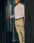 Label - Pantalón hombre perfomance beige
