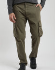 Pantalón hombre Cargo verde