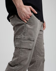 Pantalón hombre Cargo ceniza - Algodón orgánico