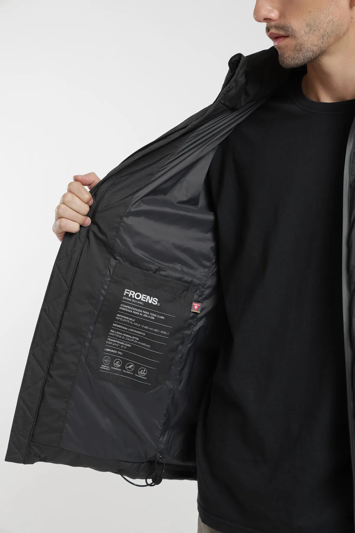 Parka hombre Ranco negro