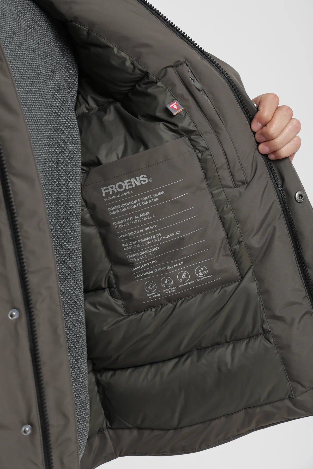 Parka hombre Ranco olivo