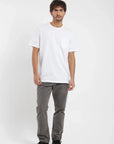 Polera manga corta hombre Bolsillo stitch blanco Froens