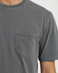 Polera manga corta hombre Bolsillo stitch grafito Froens