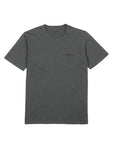 Polera manga corta hombre Bolsillo stitch grafito