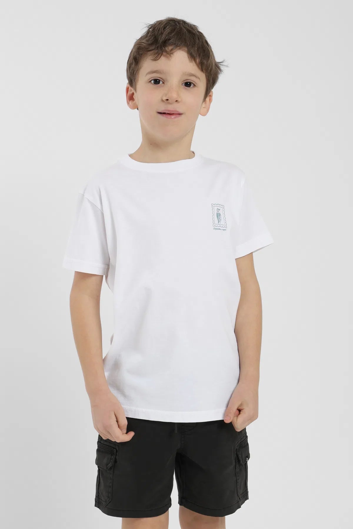 Polera Carpintero Kids blanco Froens