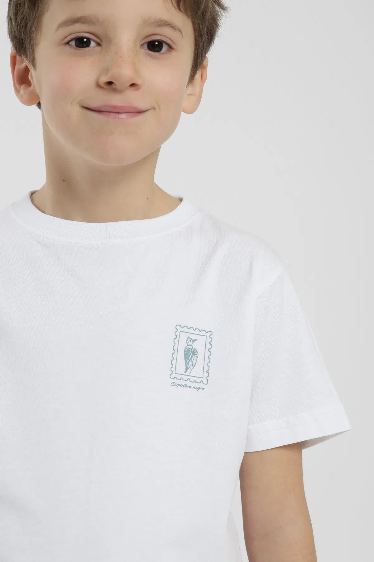 Polera Carpintero Kids blanco Froens