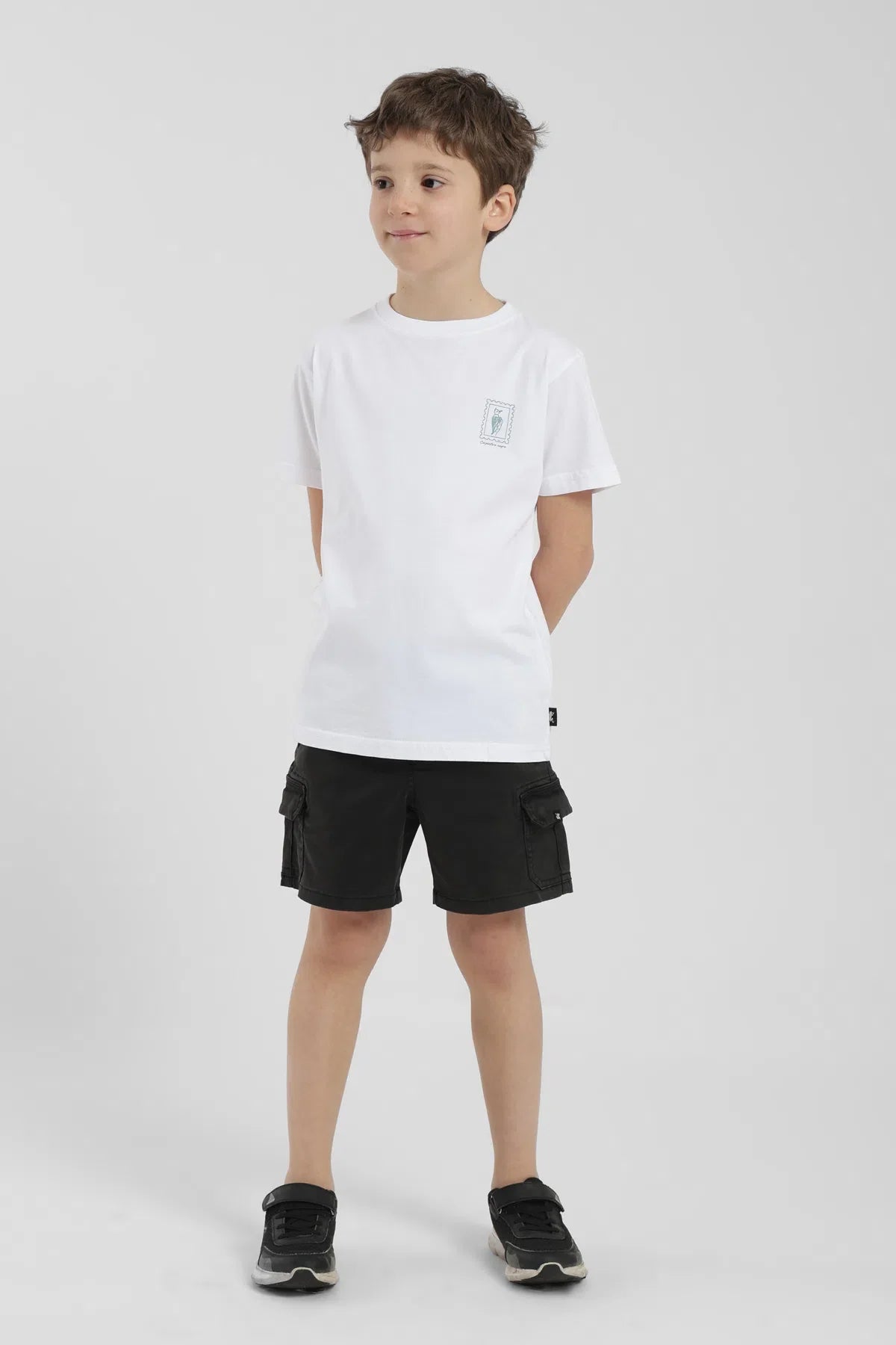 Polera Carpintero Kids blanco Froens