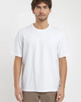 Polera manga corta hombre Crop blanco Froens