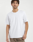 Polera manga corta hombre Crop blanco Froens
