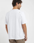 Polera manga corta hombre Crop blanco Froens