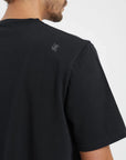 Polera manga corta hombre Crop negro Froens