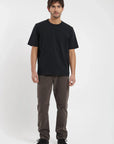 Polera manga corta hombre Crop negro Froens
