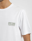 Polera manga corta hombre Flores blanco Froens