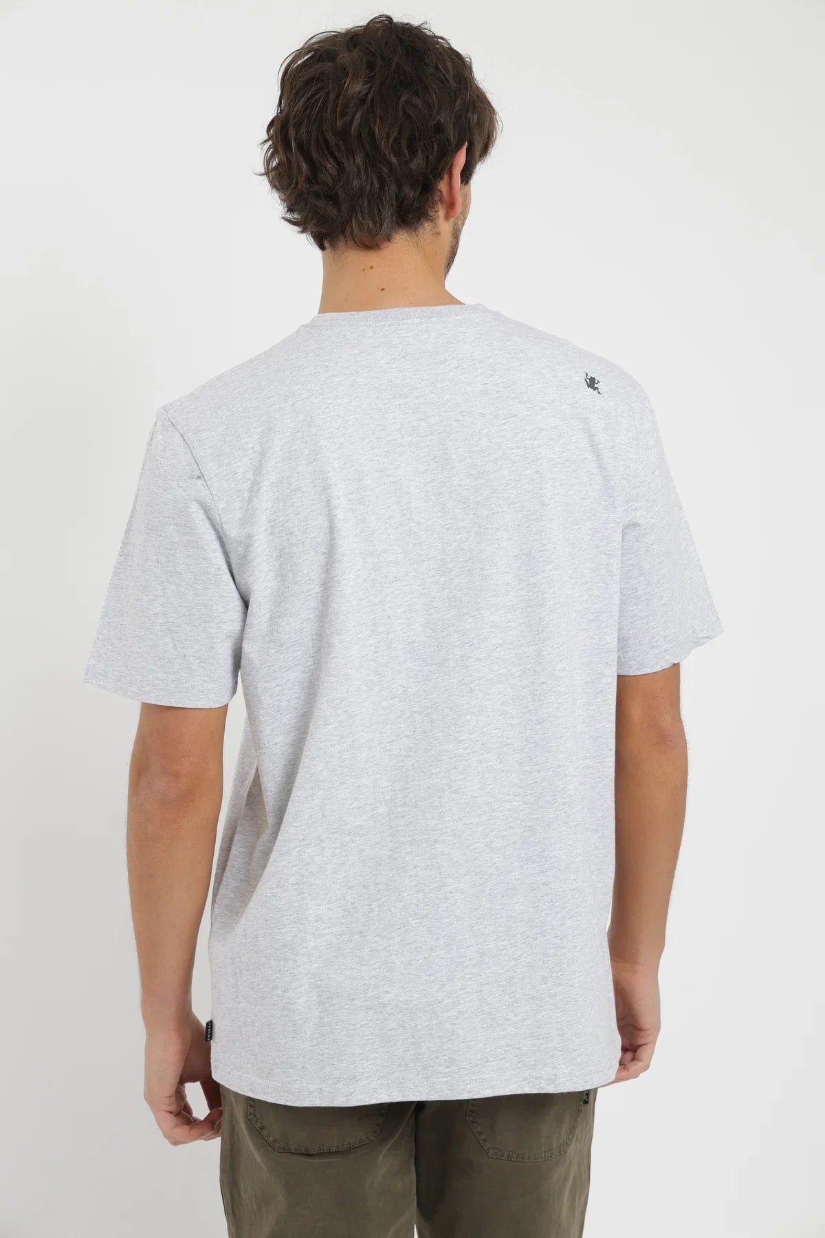 Polera manga corta hombre Fox gris Froens