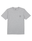 Polera manga corta hombre Fox gris