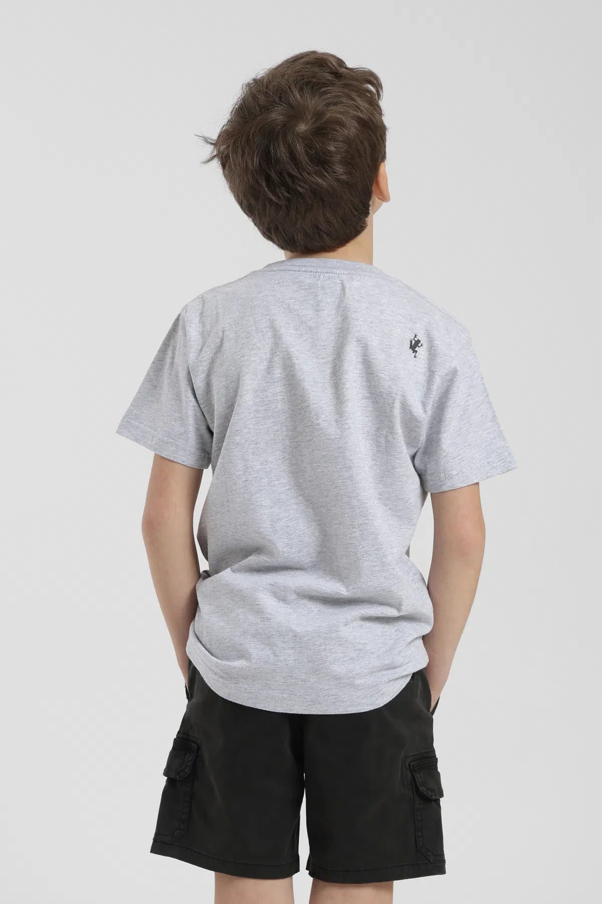 Polera Fox Kids gris Froens