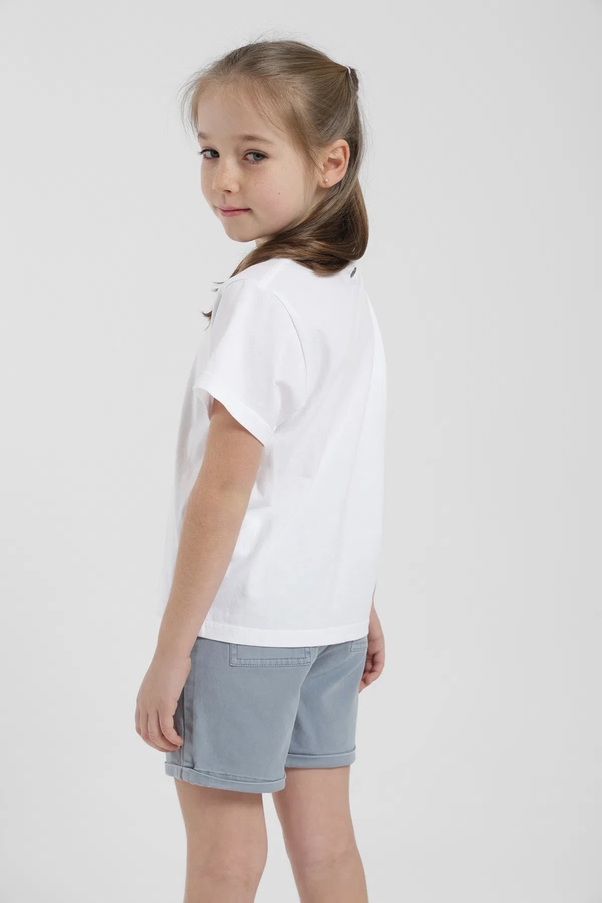 Polera Frutillas Kids blanco Froens