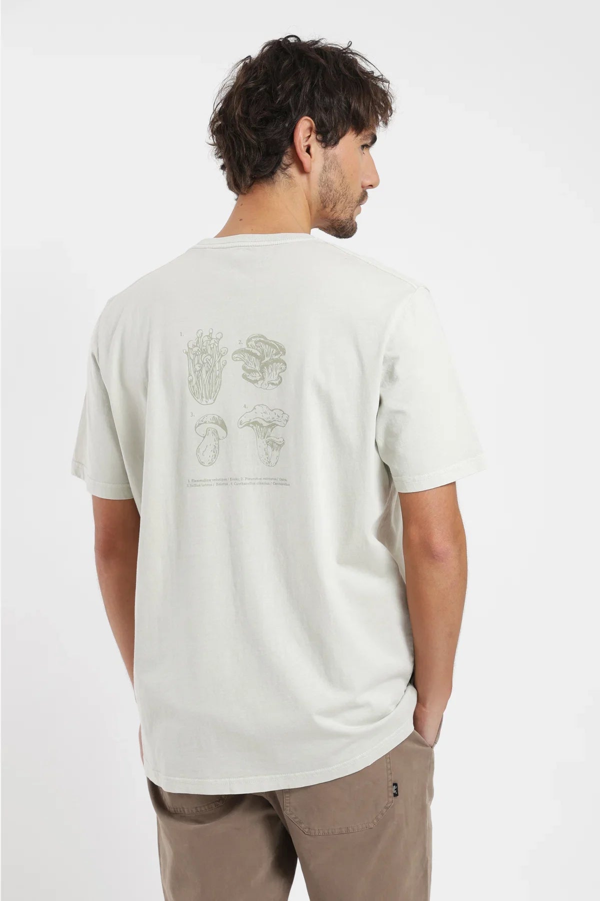 Polera manga corta hombre Fungi beige Froens