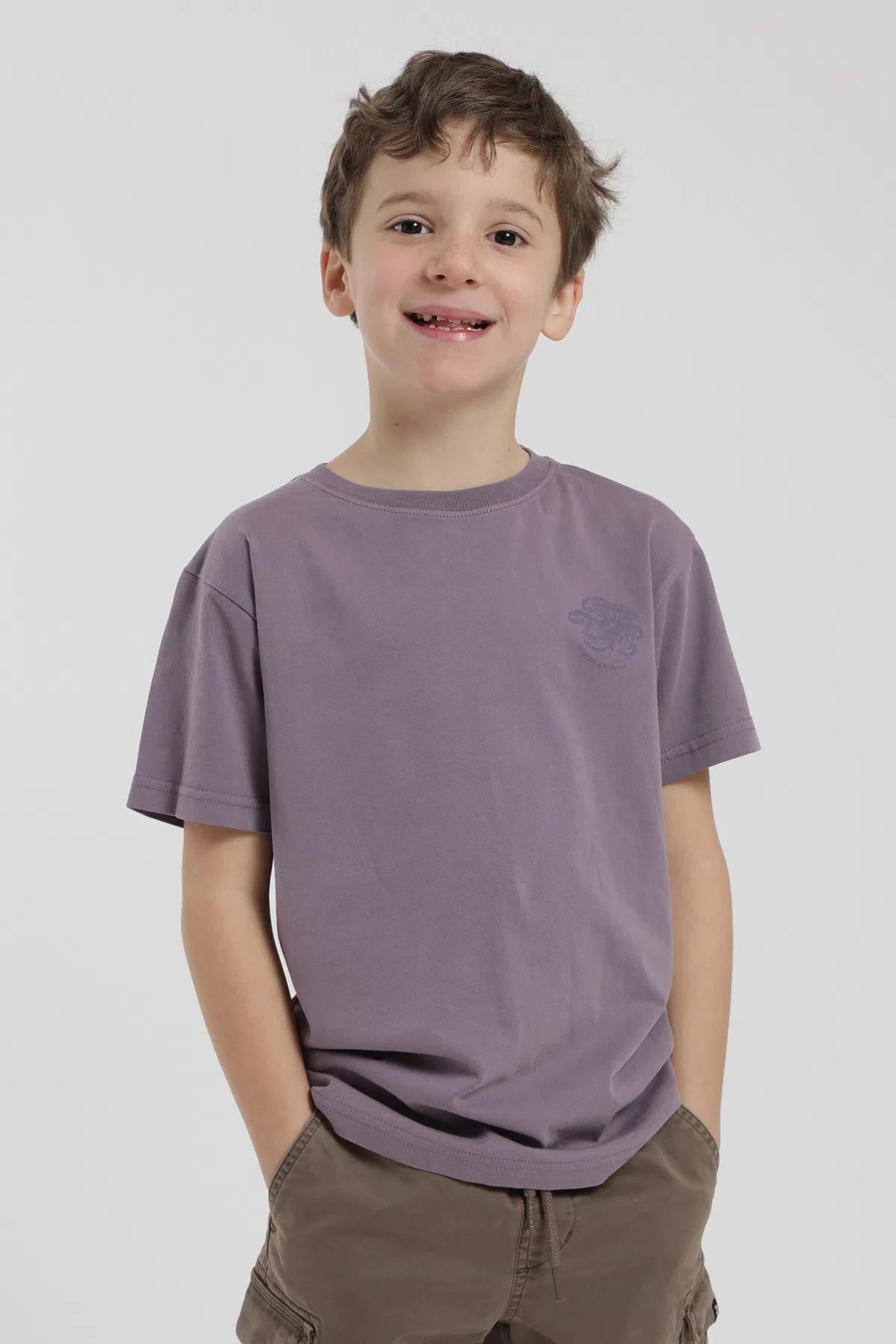 Polera Fungi Kids lila Froens