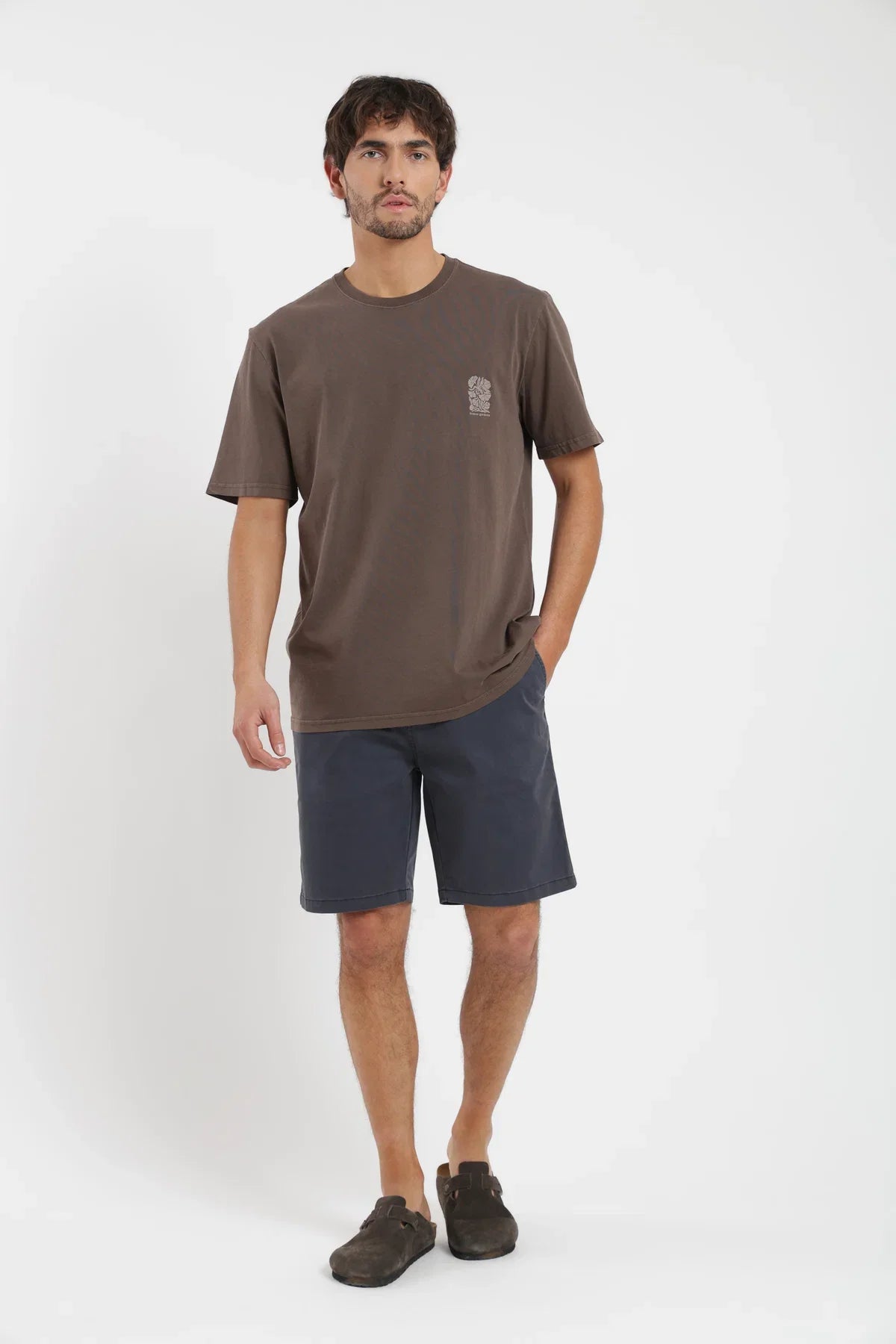 Polera manga corta hombre Garden café Froens