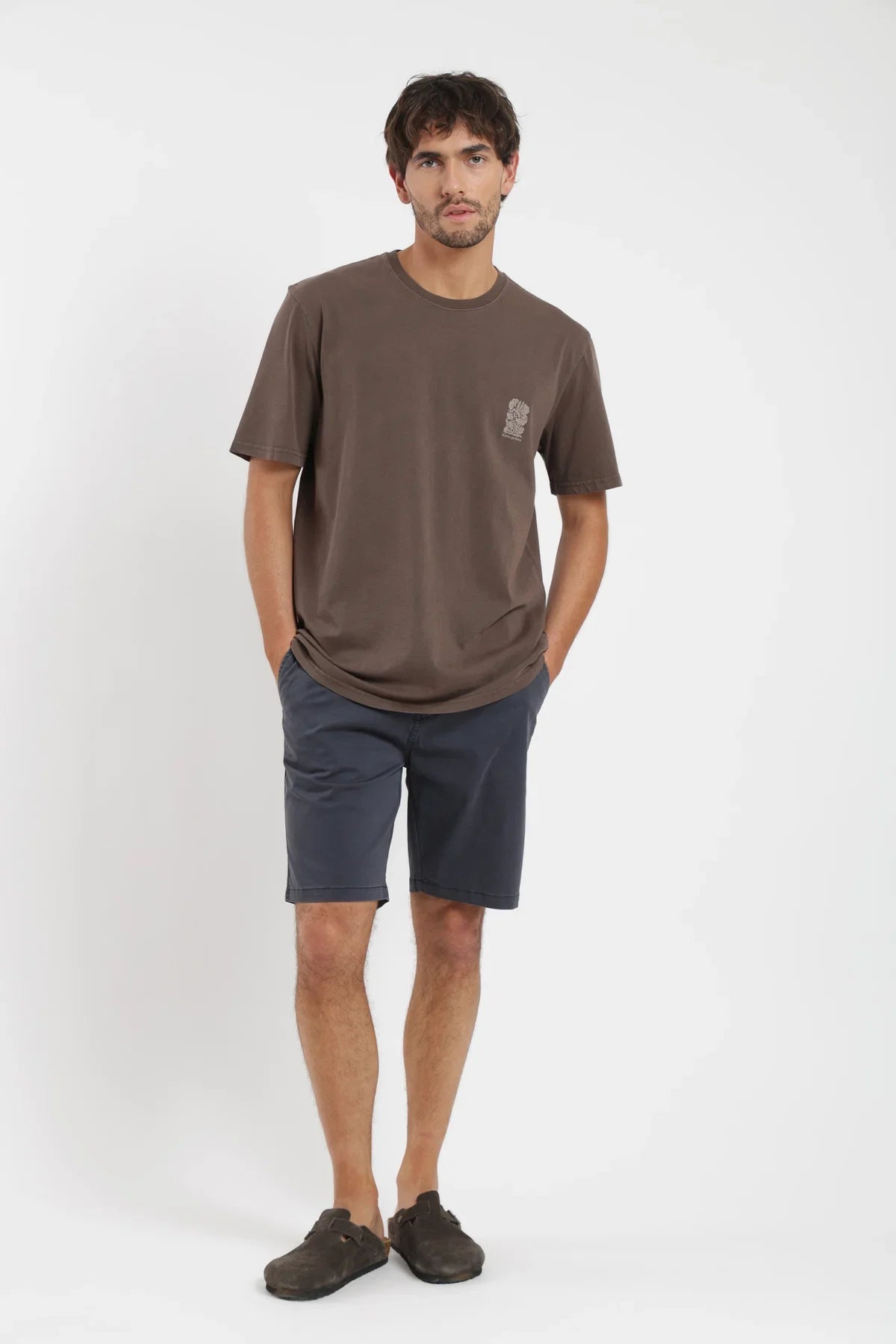 Polera manga corta hombre Garden café Froens