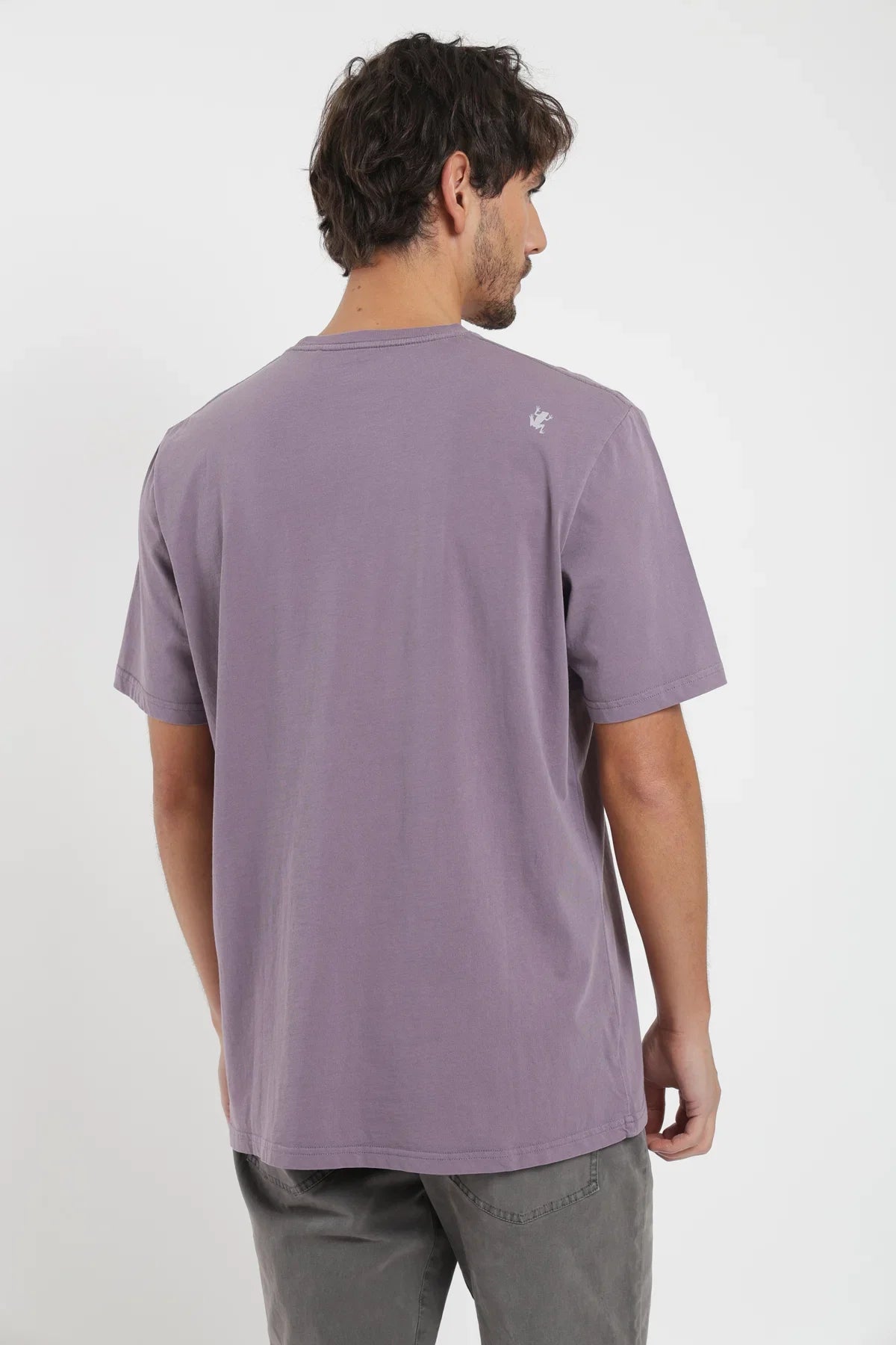 Polera manga corta hombre Globe lila Froens