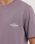 Polera manga corta hombre Globe lila Froens