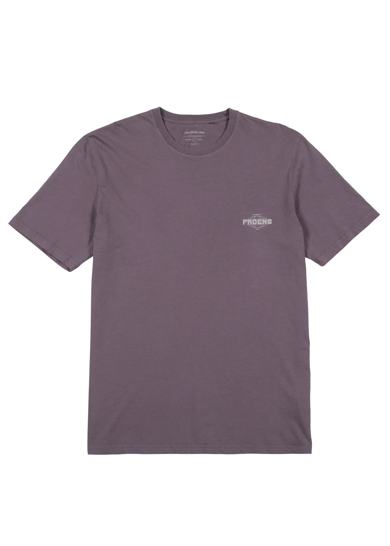 Polera manga corta hombre Globe lila
