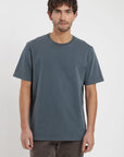 Polera manga corta hombre Heavyweight azul