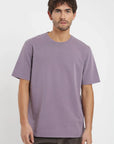 Polera manga corta hombre Heavyweight lila Froens